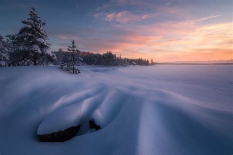 Winter Lines Ringerike Norway Winter Scenery Winter Landscape