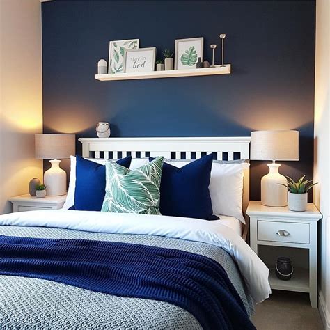 We'll show you how to create a stylish and tranquil environment where sweet dreams abound. Pin by Caitlyn McKinney on House | Blue bedroom design ...
