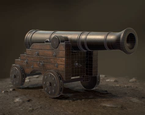 Wip Pirate Ship Cannon D Polycount