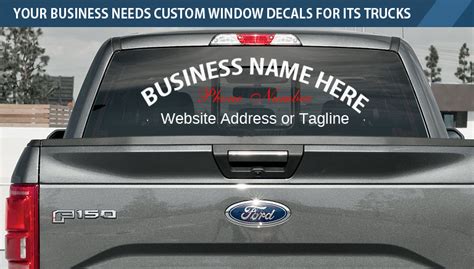 Custom Window Decals For Trucks Why Your Business Needs Them