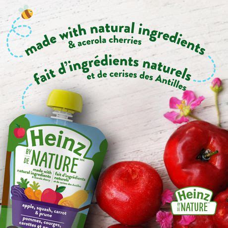 I use the canned kind instead of the baby food kind because the baby. Heinz by Nature Organic Baby Food - Apple, Squash, Carrot ...
