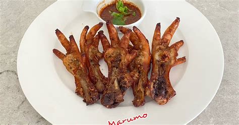 Grilled Super Chicken Feet Recipe By Marumo Cookpad