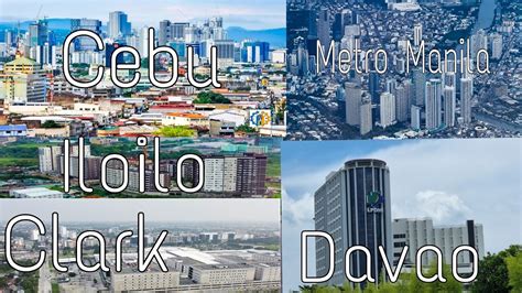 The Skyline Of The Most Urbanized Cities Of The Philippines 2021 Youtube