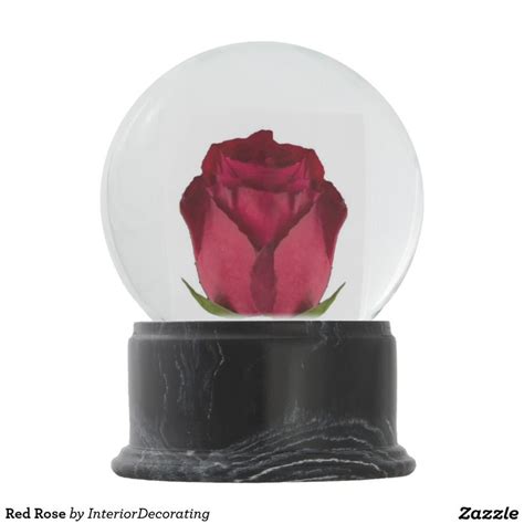 Red Rose Snow Globe Red Roses Rose Snow Globes