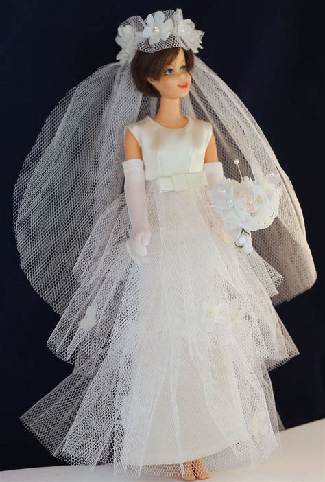 Francie Japan Wedding Gown Reproduction Barbie Bride Japan Wedding