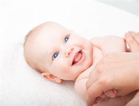 Infant Arm Massage Stock Image Image Of Happy Caucasian 54318539