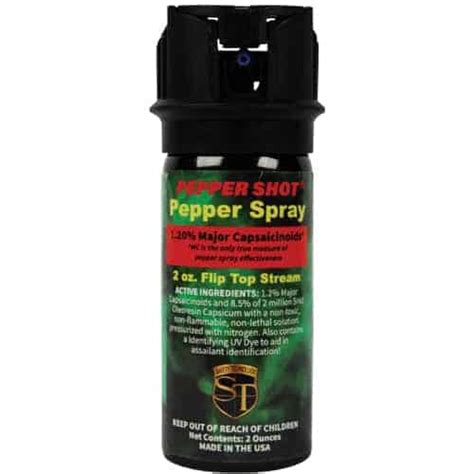 Pepper Shot 12 Mc 2 Oz Pepper Spray High Tech Self Defense