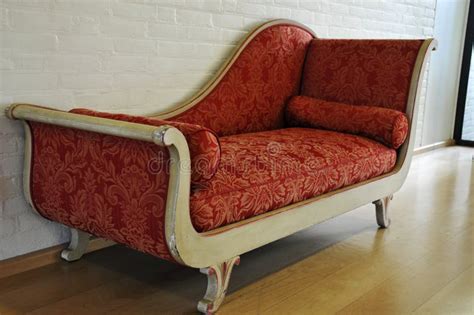 Red Antique Sofa Stock Image Image Of Interior Furniture 12997009