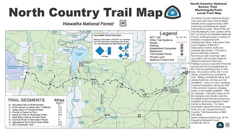 Hiawatha National Forest North Country National Scenic Trail Munising
