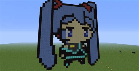 My Miku Hatsune Pixel Art Minecraft Blog
