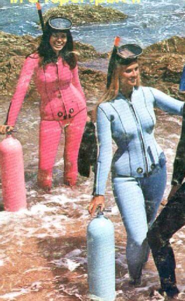 vintage wetsuits scuba diver girls scuba tank womens wetsuit diving equipment diving gear