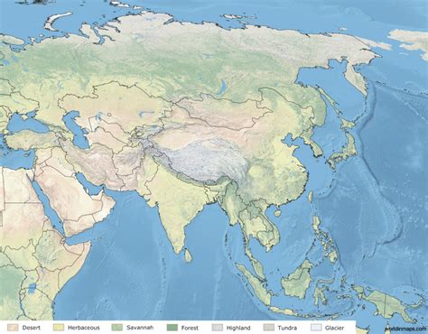 Asia World In Maps