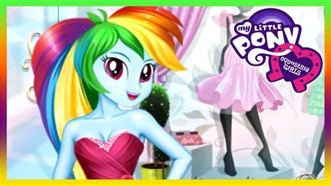 💫 Equestria Girls Rainbow Dash New Look Dress Up Game Youtube