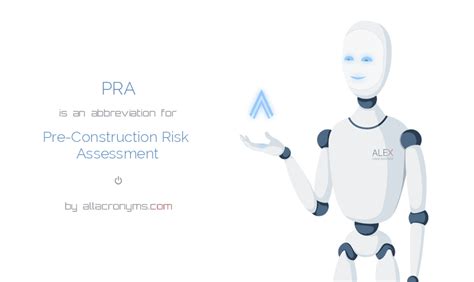 PRA Pre Construction Risk Assessment