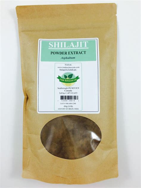 Shilajit Powder Extract Trade Technocrats Ltd Surrey Natural Foods