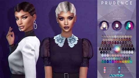 Prudence Hairstyle Requires The Chromatic Collection 1 By Antosims