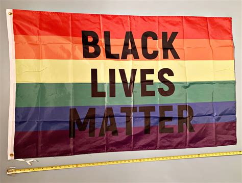 Black Lives Matter Flag Free Shipping Rainbow Flag Blm 2020 Etsy Uk