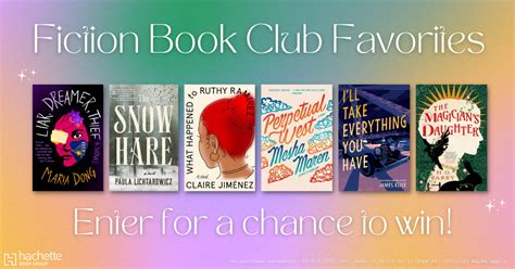 Fiction Book Club Favorites Hachette Book Group