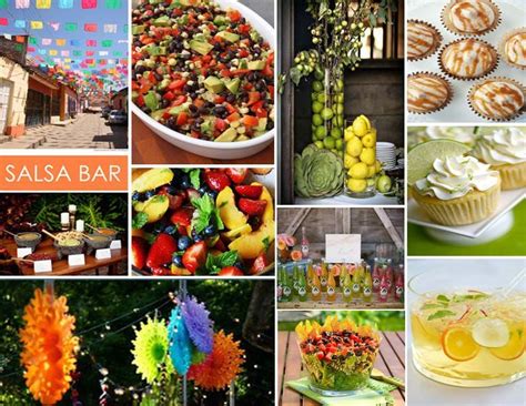 Fiesta party, Mexican party theme, Salsa bar