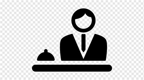 Computer Icons Receptionist Hotel Reception Text Logo Business Png
