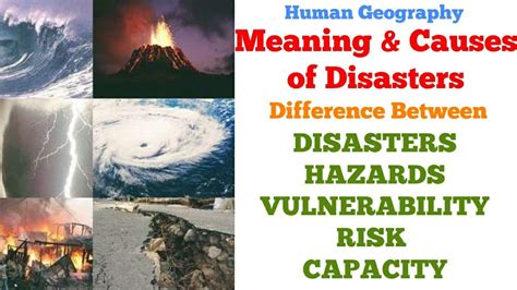 Meaning And Causes Of Disastersdifference Between Disastershazards