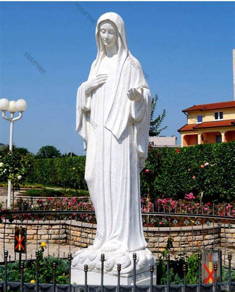 Do You Want To Buy A White Marble Virgin Mary Statue To Decorate Your