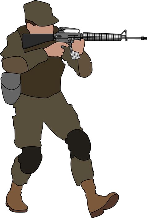Clipart Of Soldier
