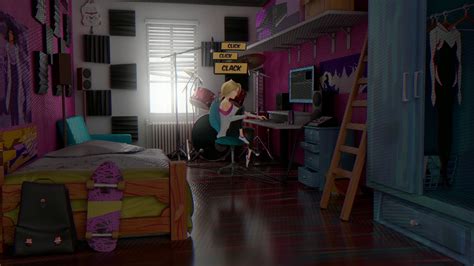 3d Spiderverse Gwen Bedroom From Michael Cabuco Youtube