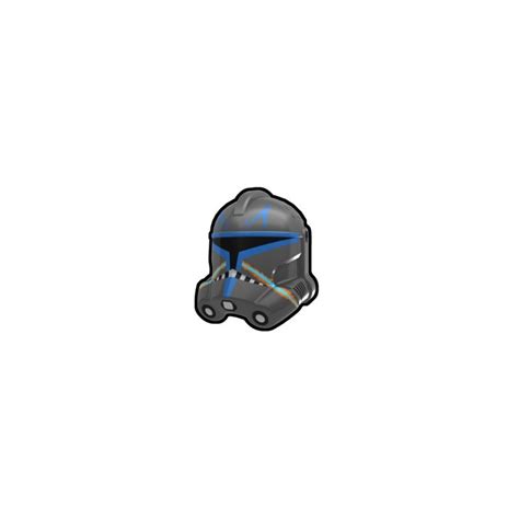 Lego Custom Accessories Arealight Dark Gray Rex Trooper Helmet