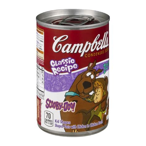 Campbells Classic Recipe Scooby Doo Shaped Pasta With Chicken In