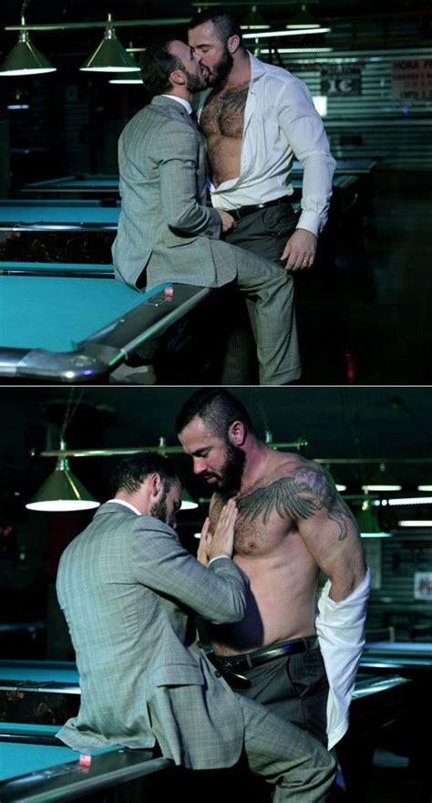 Jessy Ares With Gabriel Vanderloo Men Kissing Ares Work Gear