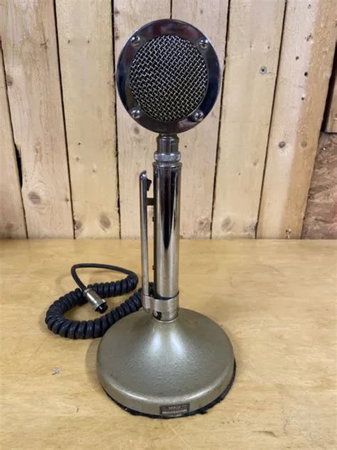 Vintage Astatic D 104 Cb Radio Microphone With Model T Ug8 Stand