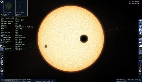 First Exomoon Candidate Spaceengine