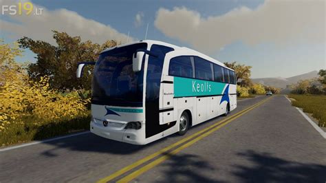 Mercedes Travego Keolis Bus V 20 Fs19 Mods Farming Simulator 19 Mods