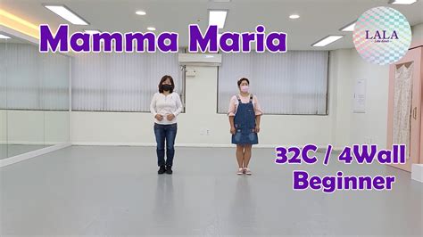 Mamma Maria Line Dance Demo Beginner Youtube