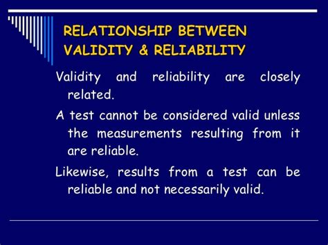 Difference Between Validity And Reliability With Comparison Chart