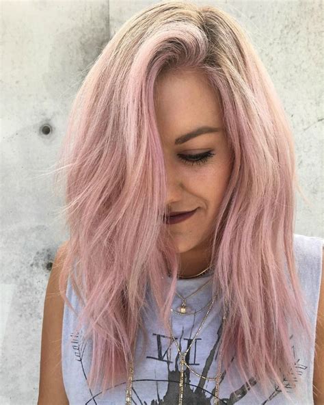 Blonde hair with pink highlights became popular when christina aguilera or avril lavigne have worn it, and it hasn't gone out of fashion ever since. Image result for blonde hair with pastel pink highlights ...