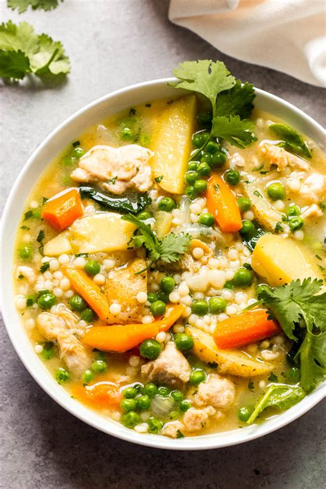 Our hearty chicken stew comes together fast, then the temperature is still very cold outside, so warm up those bellies with a big bowl of our super easy, hearty chicken stew…in fact, you better. Easy Spring Chicken Vegetable Stew - Little Broken