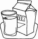 Milk Coloring Carton Delicious Clipart Dairy Netart Clipartbest Line Template sketch template