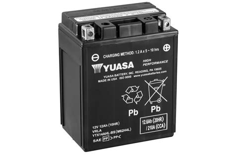Yuasa are considered by many to be the worlds leading battery manufacturer, especially for motorcycles. YTX14AHL-BS