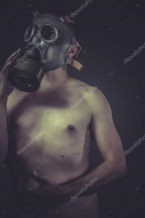 Nude Man With Gas Mask Stock Photo By Outsiderzone 69752909