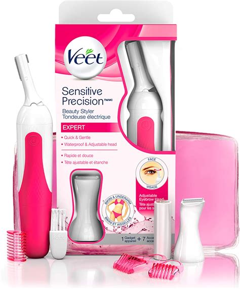 Veet Ladies Sensitive Precision Electric Beauty Styler Trimmer Grooming Kit 1 Count Amazon