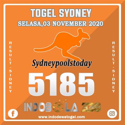 keluaran data sidney