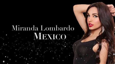 Miranda Lombardo Mexico Body Molding Crossdressers Males Miranda