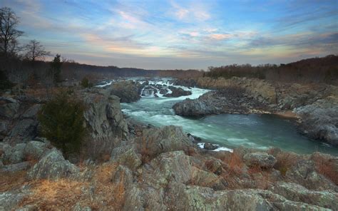 Great Falls Waterfall On The Potomac River In Maryland Ultra Hd