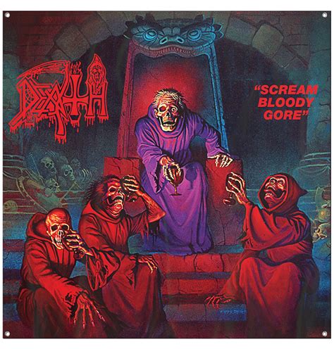 Death Scream Bloody Gore Flag
