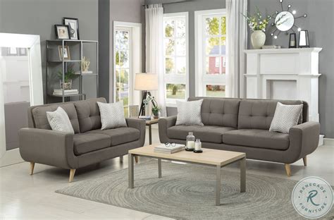 Deryn Gray Living Room Set From Homelegance Coleman Furniture
