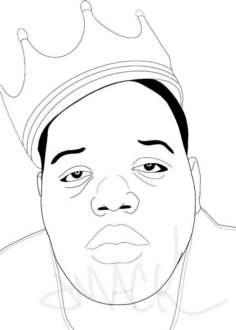 Biggie Smalls Coloring Pages