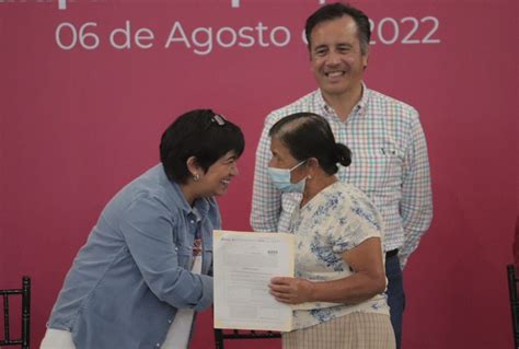 Veracruz Y Sedatu Entregan Apoyos Del Programa Emergente De Vivienda 2022 Agencia Fotover