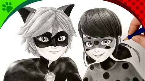 Drawing Miraculous🐞ladybug And Catnoirchatnoir Together From Disney